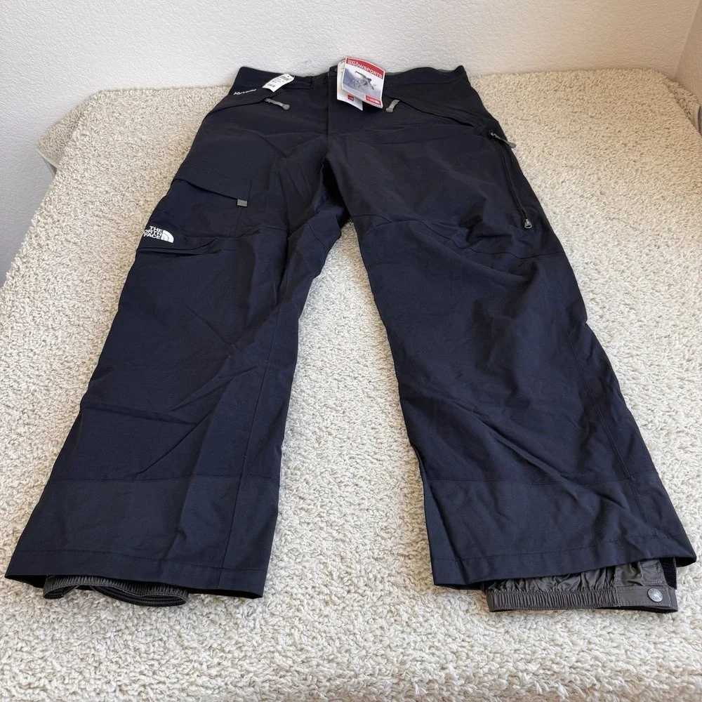 The North Face Freeride Pants Mens XL Black HyVent Waterproof Ski Snow NWT